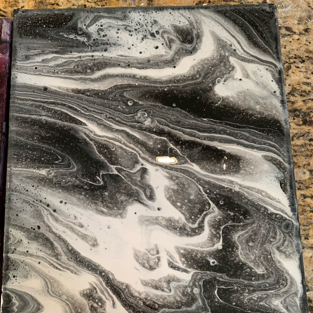 Modern art acrylic painting on canvas